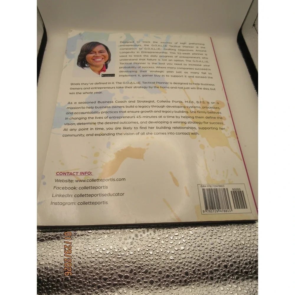 GOALIE Tactical Planner by Collette D Portis Your Key to Winning the Year